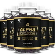 5 Pack Alpha Surge Male Gummies, AlphaSurge Maximum Support 5 Month Supply