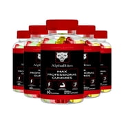 5 Pack AlphaBites - Alpha Bites Max Professional Gummies