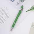 thumbnail image 1 of 5-Pack Aluminum Metal Click Pens with Smooth Ink & Soft Stylus Tip for Writing and Touchscreen Use, 1 of 4