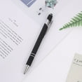thumbnail image 1 of 5-Pack Aluminum Metal Click Pens with Smooth Ink & Soft Stylus Tip for Writing and Touchscreen Use, 1 of 4