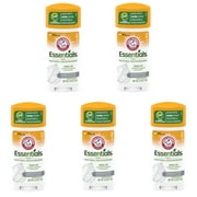 5 Pack Arm & Hammer Essentials مزيل العرق الصلبة ، 2.5 أونصة غير معطرة لكل منهما