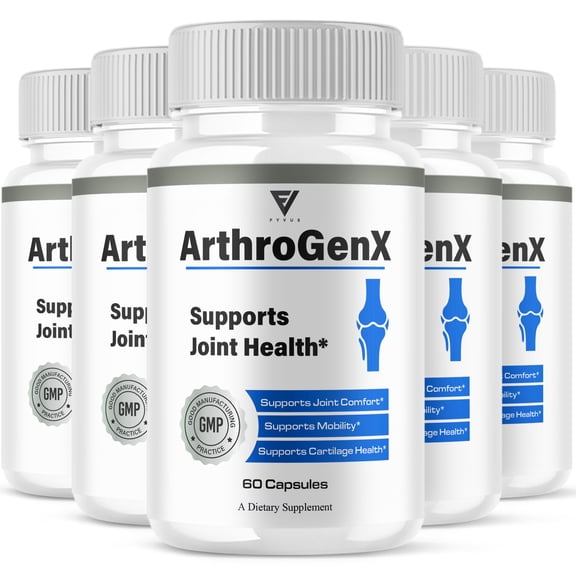 (5 Pack) Arthogenx Advanced Joint Support, Artho Gen X Supplement (300 Capsules)