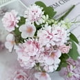 5 Pack Artificial Hydrangea Realistic Lifelike Flowers Wedding Home