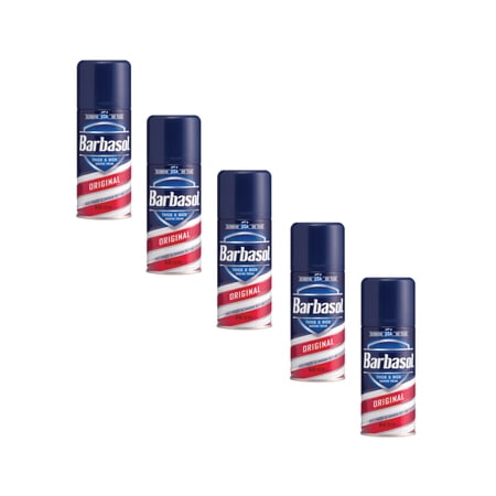 Barbasol Original Shave Cream, 7 Ounce - 5 Pack