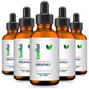 5 Pack Be Vital Breathly Drops - BeVital Breathly Liquid Drops