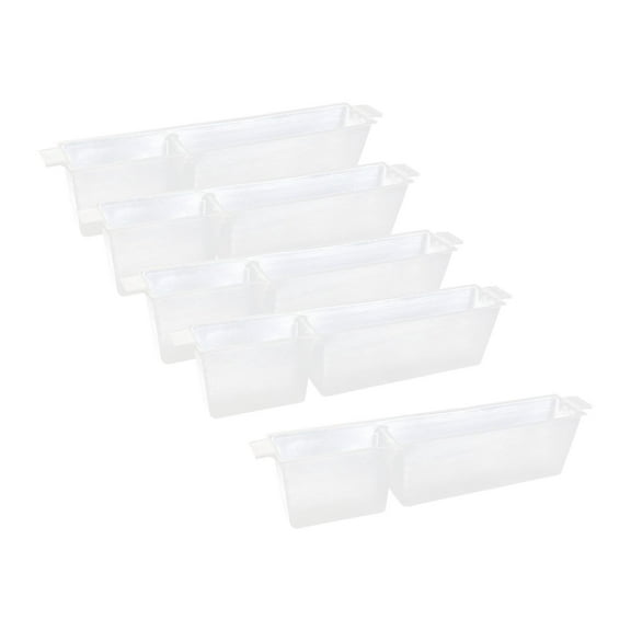 5 Pack Bee Feeders Syrup Feeders Apiculture Tools Durable Plastic Material for Hobbyist Professional Beekeepers