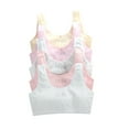 thumbnail image 1 of 5 Pack Big Girls Bra Comfort Flex Flex Fit Seamless Cami Bralettes Padded Tween Bras for Girls Padded Bras for Girls 10-16, 1 of 4