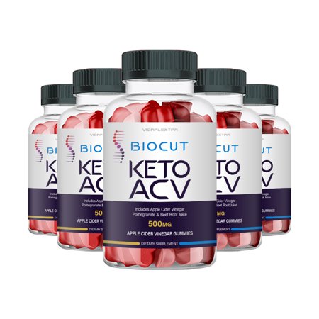 (5 Pack) BioCut - BioCut Keto Weight Loss ACV Gummies