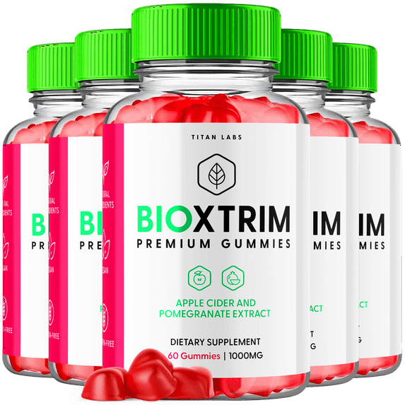 (5 Pack) BioX Trim Keto ACV Gummies - Apple Cider Vinegar Supplement for Energy & Focus - Dietary Supplement Gummies with Apple Cider Vinegar Folate Vitamin B12 B6 Beet Root (300 Gummies)