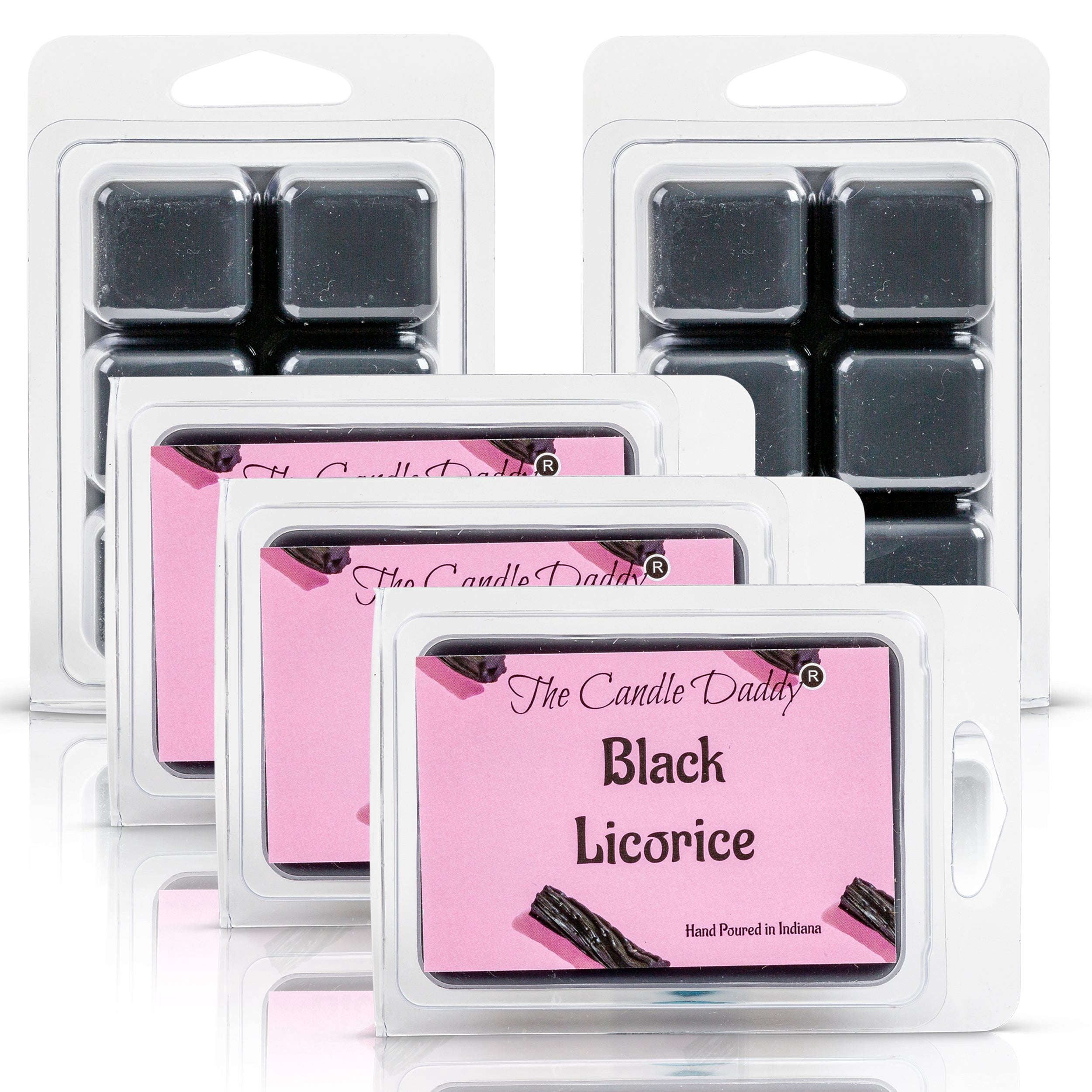 5 Pack - Black Licorice Scented Wax Melt - 2 Ounces x 5 Packs = 10 Ounces