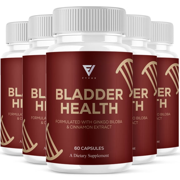 (5 Pack) Bladder Health Support, BladderHealth Daily Supplement (300 Capsules)