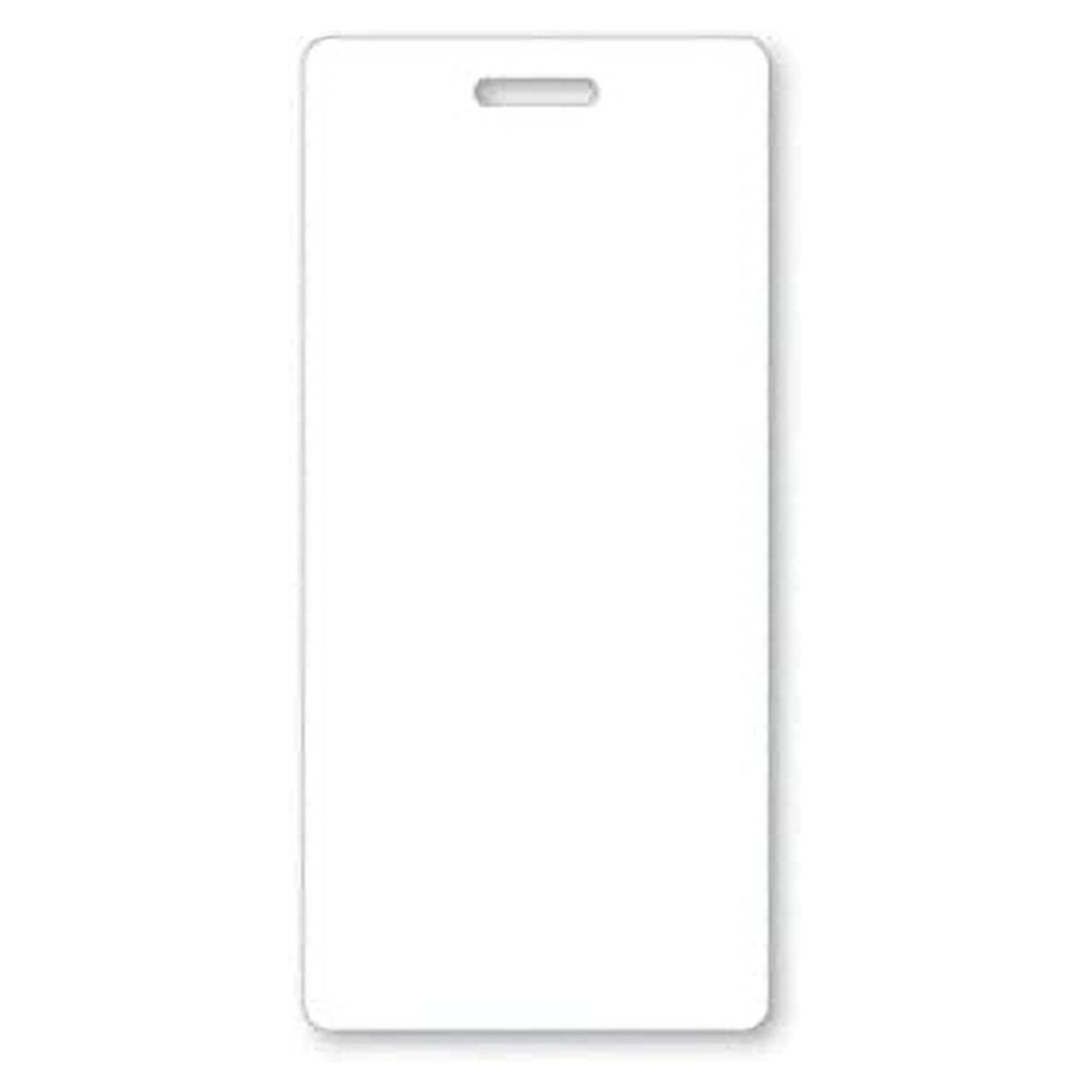 5 Pack Blank White Badge Heavy Duty Vertical Badge Buddies To