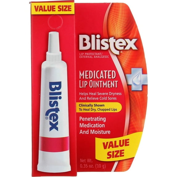 5 Pack Blistex Medicated Ointment, .35-Ounce Tube