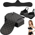 thumbnail image 1 of 5 Pack Boob Bra Towel Breast Sweat Liners, Underboob Sweat Absorber Pads Reusable Cotton Bra Liners for Women, 1 of 6