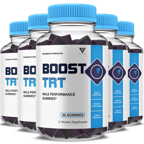 (5 Pack) Boost TRT Maximum Strength Performance Supplement BoostTRT Premium Gummies (150 Gummies)