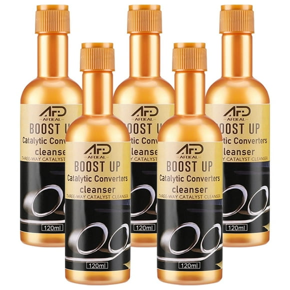 5 Pack Boost Up Vehicle Engine Catalytic Converter Cleaner Three Way Catalyst Cleaner