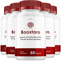 (5 Pack) Boostaro Pills Advanced Formula Supplement - Healthy Blood Flow Capsules, Maximum Strength, Boostaro All Natural Support Formula Capsules (300 Capsules)
