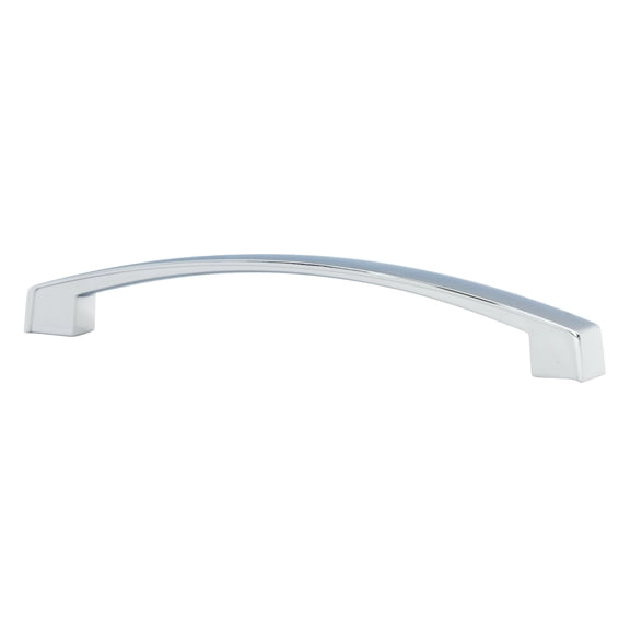 5 Pack Bow Style 6-5/16" Inch Center To Center Chrome Cabinet Hardware Pull / Handle