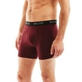 thumbnail image 1 of 5-Pack Boxer Briefs by Bolter Men's Cotton Spandex Underwear Tagless (X-Large, Maroon/Teal/Navy/Charcoal/Black), 1 of 14