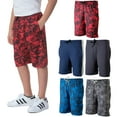 thumbnail image 1 of 5 Pack: Boys Girls Youth Teen Printed Camo Dry-Fit Sport Active Athletic Shorts, 1 of 1