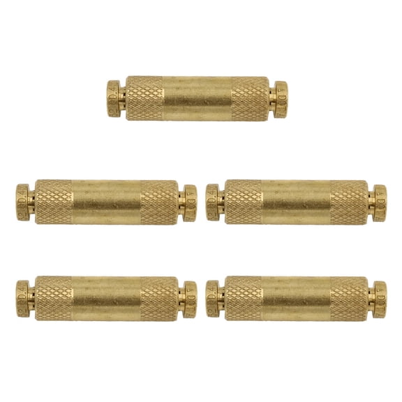 5 Pack Brass Push-Lock Union Connector 5/32" - Air Brake Union Replaces 84103 308884103 24622.5 1862X532 1862X25 18622.5 177.1386225 0587NP6225 3916072 87034 91199 AM17713B6225 B601532