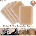 5 Pack Breathable Tattoo Flaw Concealing Tape, Scars Flaw Cover Up Tape