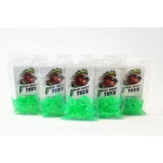 Pop Shot Tees Golf Tees Frictionless Breakaway Low Profile for Par 3 Holes and Iron Shots 5-Pack of 25 Tees for 125 Tees Total