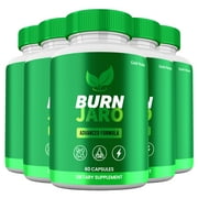 (5 Pack) Burn Jaro Pills, Advanced Formula Maximum Strength Supplement, BurnJaro Capsules All Natural Ingredients, 30 Day Supply per Bottle