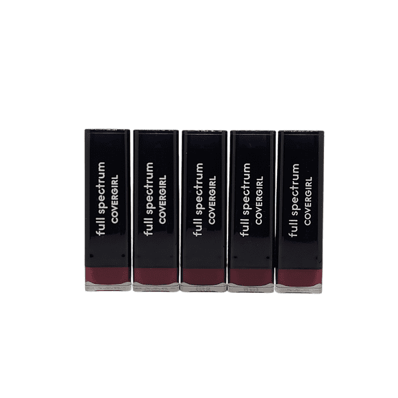5 Pack COVERGIRL Full Spectrum Color Idol- Satin Lipstick Bizarre