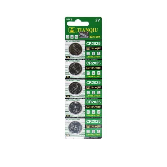 5 Pack CR2025 2025 TIANQIU Lithium 3v Battery USA Free SHIP FRESH