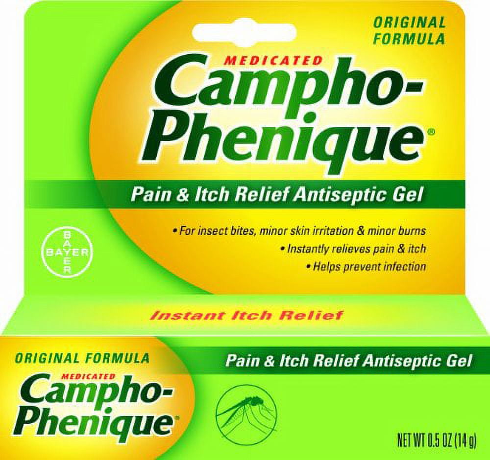 5 Pack - Campho-Phenique Pain Relieving Gel 0.50oz Each - Walmart.com