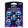 5 Pack Car Air Freshener Vent Clip, Square Auto Air Freshener with 5 ...