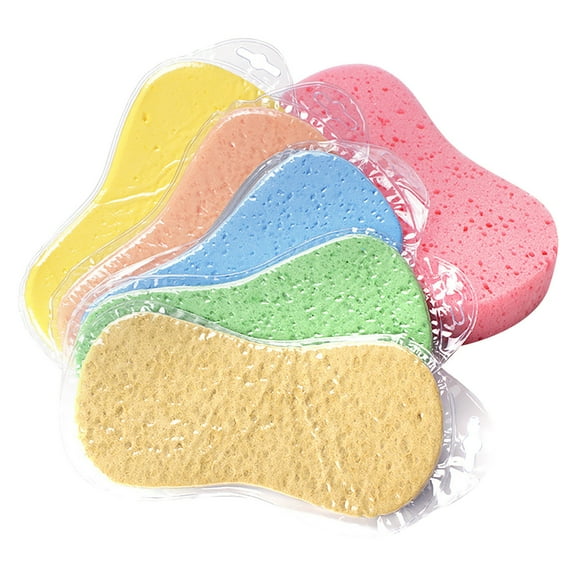 5-Pack Car Wash Sponges - High-Density Expanding Bone Design for Scratch-Free Auto Detailing & Polishing (Reusable, Multi-Surface)​​