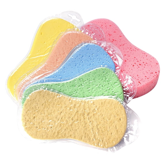 5-Pack Car Wash Sponges - High-Density Expanding Bone Design for Scratch-Free Auto Detailing & Polishing (Reusable, Multi-Surface)