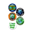 thumbnail image 1 of 5 Pack - Celebrate Earth Day And Keep It Green Pinback Buttons - 2.25 Inch, 1 of 2