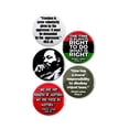 thumbnail image 1 of 5 Pack - Celebrating Dr. Martin Luther King Jr Day Pinback Buttons - 2.25 Inch, 1 of 2