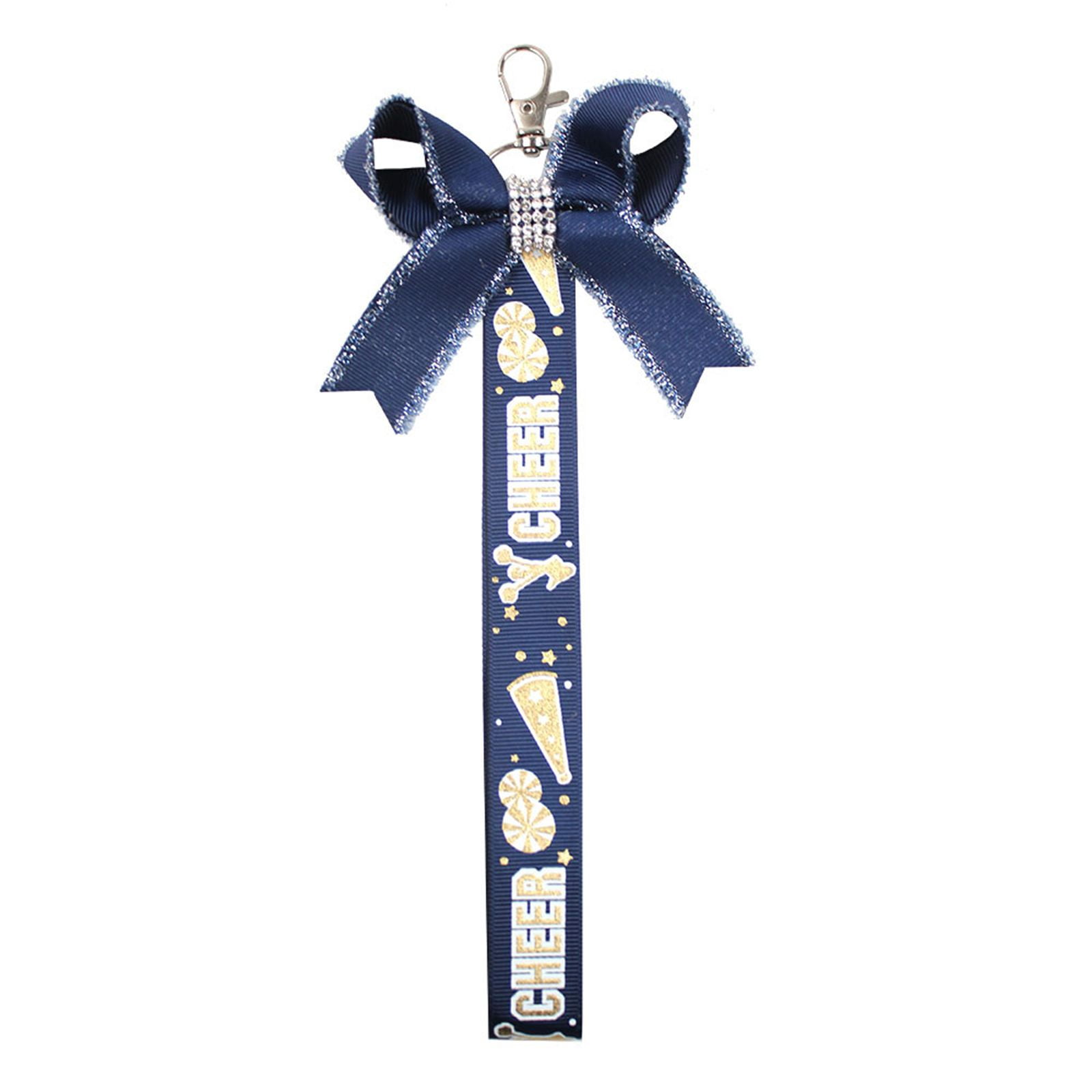 5 Pack Cheer Bow Keychain PIN ME/CHEER Ribbon for Cheer Bag, Cheer Bow ...