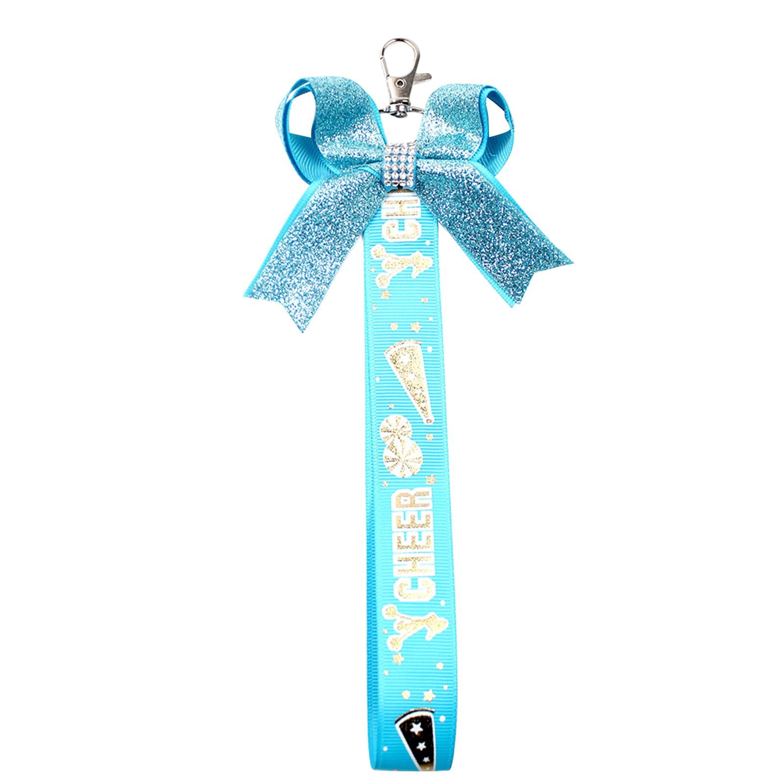 5 Pack Cheer Bow Keychain PIN ME/CHEER Ribbon for Cheer Bag, Cheer Bow ...
