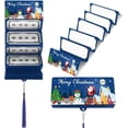 thumbnail image 1 of 5 Pack Christmas Cash Gift Envelopes, 2026 New Christmas Money Holders with 10 Slots, Surprise Gift Card Holders Xmas Booklet for Cash (Blue), 1 of 9