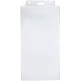thumbnail image 1 of 5 Pack - Clear Plastic Large Ticket Holder with Tuck in Flap - Weatherproof Credential Holder 3 3/4 x 7 1/2 Inch for Sporting Events, Concerts, Press Pass and More by Specialist ID, 1 of 3