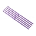 thumbnail image 1 of 5 Pack - CleverDelights Size H (Size 8) Aluminum Crochet Hooks - 6" Length - 5mm Diameter, 1 of 1
