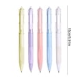 thumbnail image 1 of 5 Pack Click Gel Pens, Medium Point (0.5mm), Black Large Capacity Quick Dry Gel Ink Pens for Home, Office, Journaling, Writing, Note-Taking, Teacher Supplies,B, 1 of 6