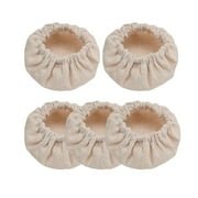 5 Pack Cloth Covers for Sourdough Starter Jars Linen Bread Fermentation Cover for 3-4 Inch Jars Mouth