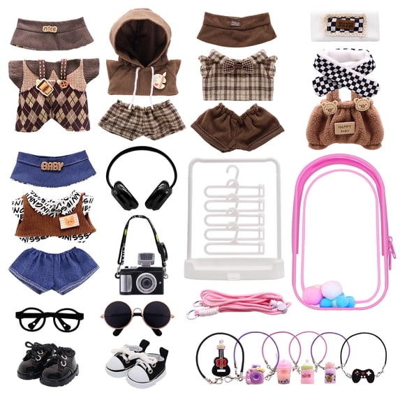 5-Pack Clothes Set Designed for Labubu Clothes with Accessories Set ...
