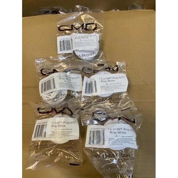 (5 Pack ) Cmp / Pentair Pool Spa Filter Threaded Drain Plug 1.5" 25543-000-000