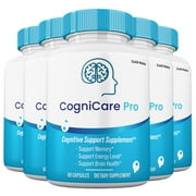 5 Pack Cognicare Pro Nootropic Capsules, Cognitive Performance, Cognicare Pro Pills, Brain Focus Memory, 60 Capsules per bottle, 5 Month Supply