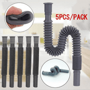 5 Pack Collapsible Flexible Caravan Motorhome Drainage Waste Pipes