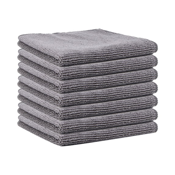 5-Pack Color Coded Microfiber Cleaning Cloths, Highly Absorbent Reusable Cleaning Towels for Kitchen, Car, Glass, Dusting, Streak Free and Lint Free Multi-Purpose Cleaning Rags