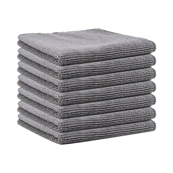 5-Pack Color Coded Microfiber Cleaning Cloths, Highly Absorbent Reusable Cleaning Towels for Kitchen, Car, Glass, Dusting, Streak Free and Lint Free Multi-Purpose Cleaning Rags