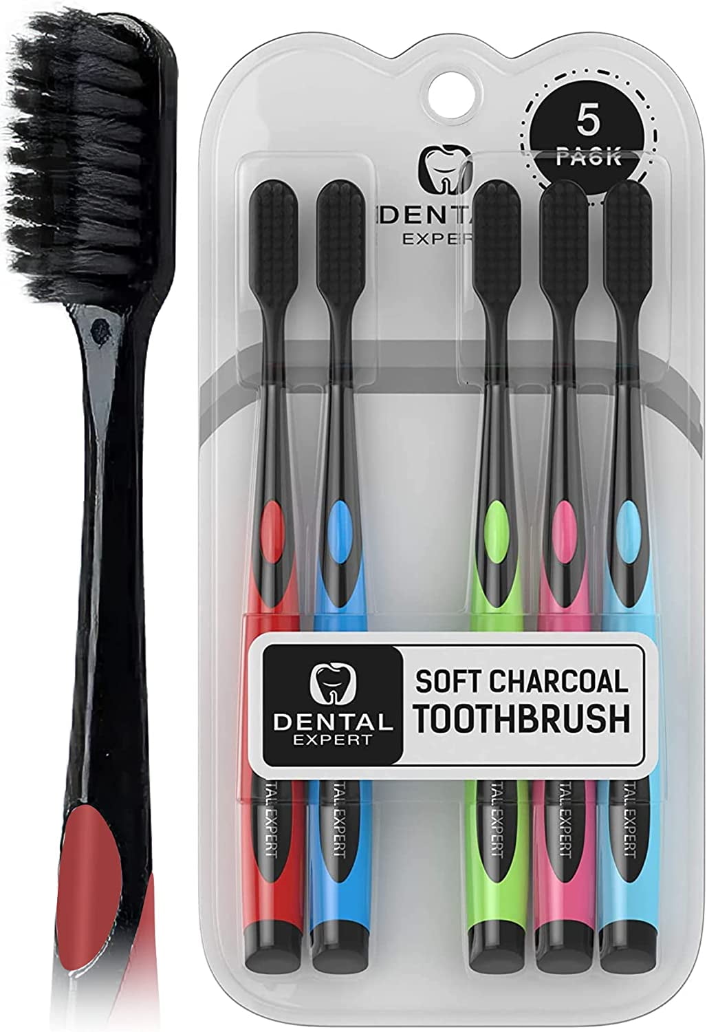 Pack Cepillo de Dientes de Carbón Colorido El Salvador Ubuy